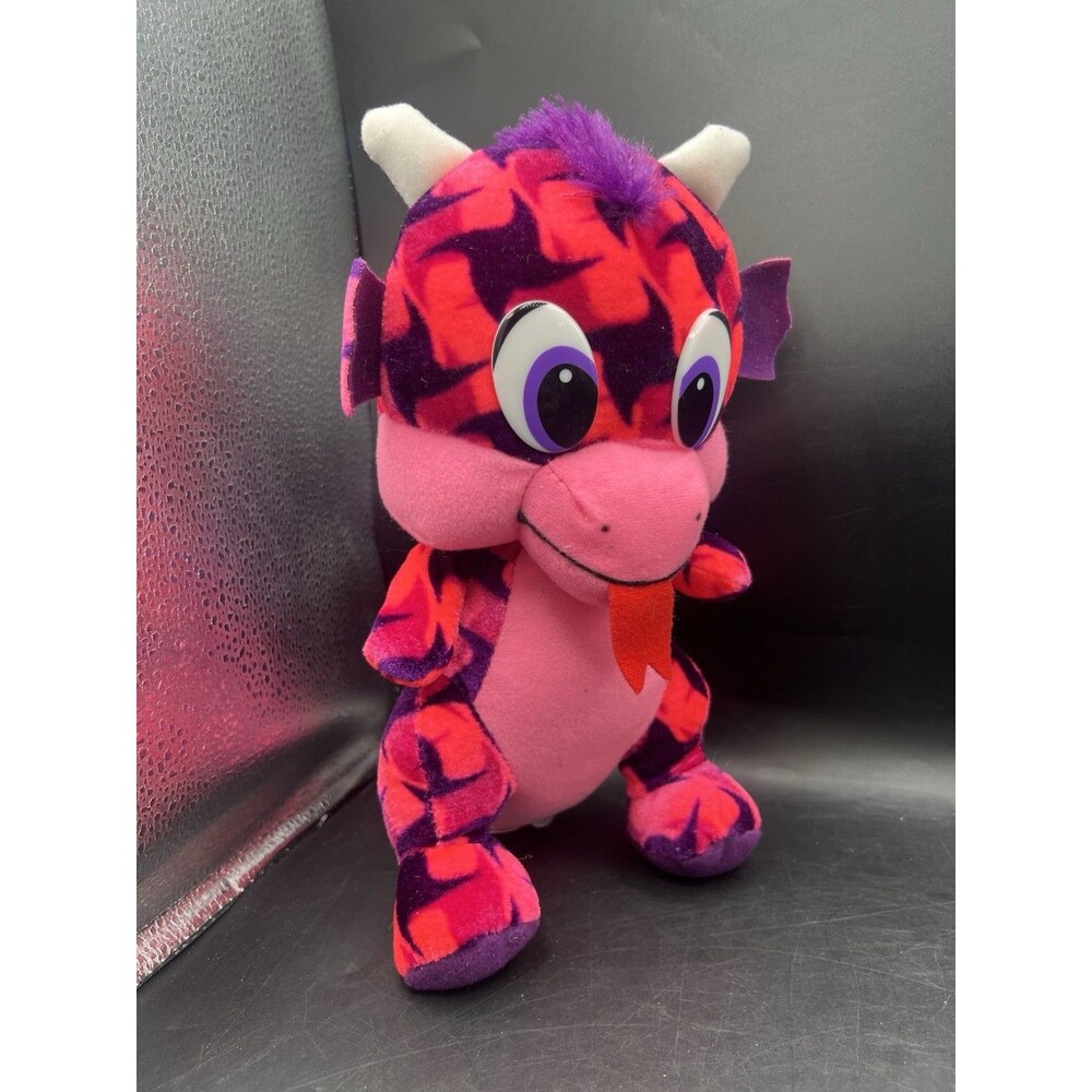 Classic Toy Company Pink Dragon 2016 Small Stuffed Animal Plush
